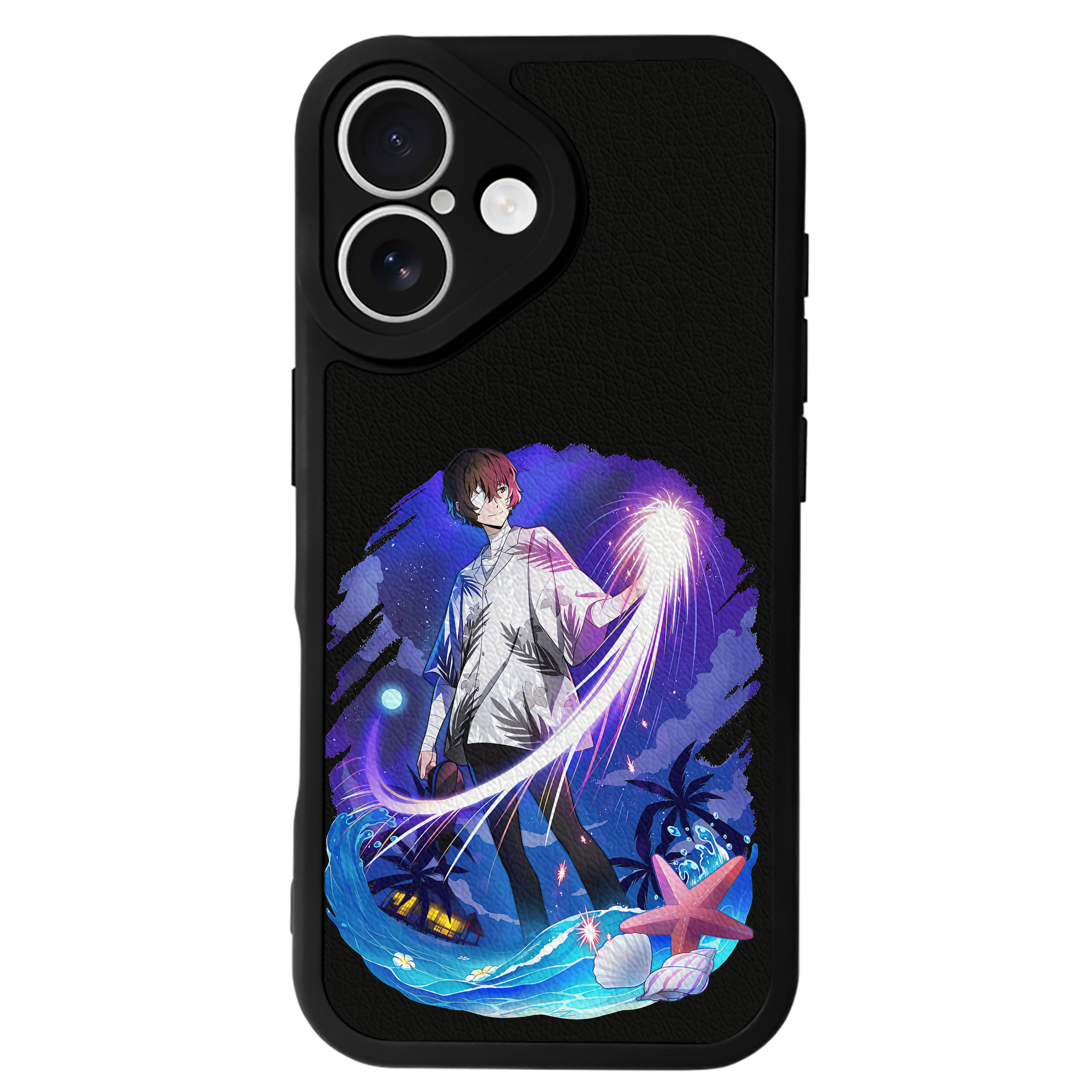 （画像用） 文豪ストレイドッグス Bungo Stray Dogs 【iPhone 16シリーズ対応】シリコンスマホケース（レザー調） 材質：シリコン